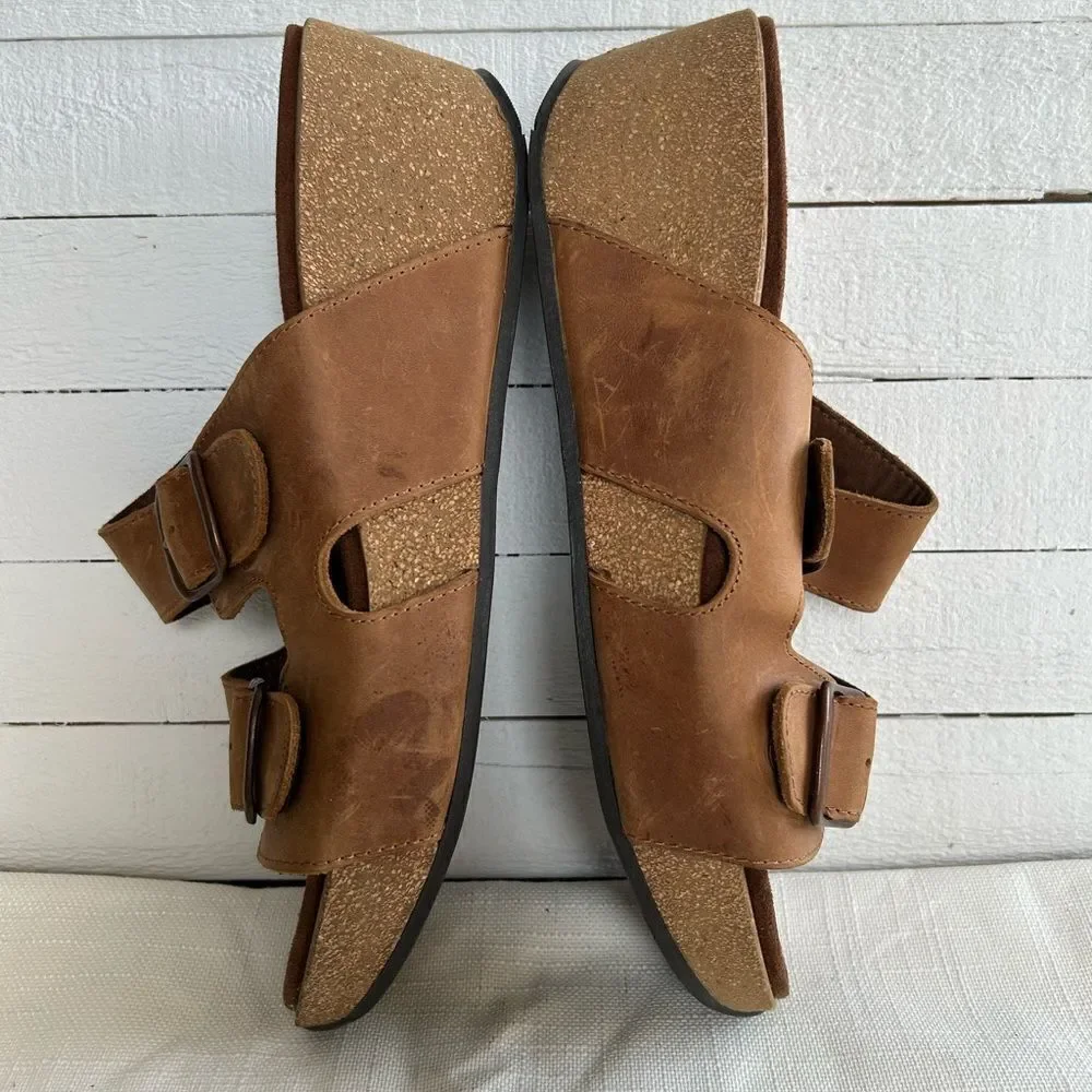 White Mountain Footbeds Wedge Sandals Chandler 10M